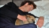 bronze_ribbons: Andy Murray snoozing with his dog (muzz with maggie)