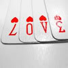 nike: Love in cards: that's nice but it stinks as a poker hand. (love cards)