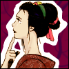 inarticulate: Kimigiku from Hinata no Ookami in a thinking pose. (are you thinking what I'm thinking?)