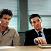 darchildre: cooper and truman looking interested and somewhat skeptical (cooper and truman)