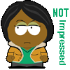 scribblesinink: Darcy in South Park style with quote Not impressed (jericho park darcy not impressed)