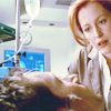 wendelah1: Scully gazing at Mulder in a hospital bed (...in sickness and in health)