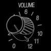 ninetydegrees: Art: volume button on max setting (volume up)