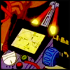 laughingrat: Still from "The Real Ghostbusters," closeup of a PKE meter with a bit of Egon's glasses at the edge of the frame. (Science)