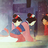 wistfuljane: mulan (disney) kneeling in front of her ancestors' graves (~disney: mulan: fractured)