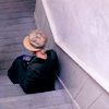 cinco: Miss Dashwood sits on the staircase (movies: s&s: stairwell)