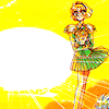 monster_san: Standing on a pillar in front of a sunrise or sunset (Default)