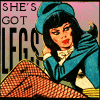 perletwo: she's got legs (zatanna)