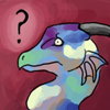 kistaro: A befuddled color-shifting dragon obviously uncertain what color to be. (confused)