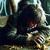 rickon: (crushing walnuts)