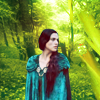 shopfront: Source: Merlin. Morgana in the woods, looking around. (M - [Morgana] lost in the wilderness)