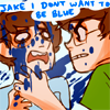 worststrider: (too much blue!!! | jake/jane)