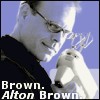 metron_ariston: Alton Brown being kinda James Bond-ish with his mixer. Brown. <em>Alton</em> Brown. (OMNOM - Alton Bond)