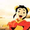 damkianna: A cap of Ikki from The Legend of Korra. (Dance like the wind!)