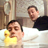 annezo: Jeeves & Wooster (wooster bath)