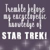 spockette: text only: tremble before my encyclopedic knowledge of star trek (r&i [in awe of what people can do])