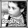 scaramouche: Fairuza Balk as Dorothy Gale, with "Dorothy: witch hunter" in text (dorothy witch hunter)