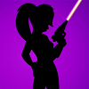 allchildren: leela in silhouette (³ our savior from the stars)