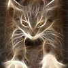 leela_cat: ghostly black cat stretches (Default)