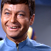 spacedrmccoy: (McCoy: grin/a teddybear!)