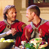 sirjesus: (smile ⌘ bromance with percival)
