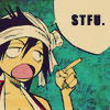 cothurnus: For when I'm in a foul mood. (Kuukaku says STFU)