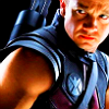 snottygrrl: hawkeye from the poster (hawkeye by tumnus__)