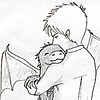 burnishedvictory: (John hugging a dragon)
