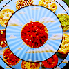 raanve: Lovely pies on a tiered display stand (Fandom: Pushing Daisies: Pies)