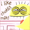 amezri: (foster's ;; cheese ;; choklit milk)