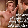esda: (Luke Snyder - The art of subtlety)