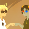 airquotes: ([sollux] bunp da bunp babby)