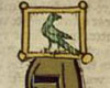 tree_and_leaf: Walter von der Vogelweide's birdcage helmet-topper. (mediaevalism)