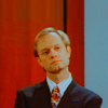 hornpile: (frasier: niles w/red bg)