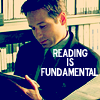 wendelah1: Fox Mulder reading, text=reading is fundamental (reading is fundamental)