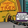 wendelah1: worshipers entering the church of trek (Church of Trek)