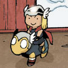 terabient: baby Thor riding baby Beta Ray Bill (Marvel: Thor & Beta Ray Bill)