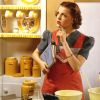 telesilla: 1950s woman in kitchen (cooking)