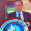 agentphilcoulson: (playing with the shield)