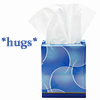 chalcopyrite: A box of tissues, with the word *hugs* next to it (hug: kleenex?)