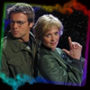 abyssinia: Sam and Daniel posing like Charlie's Angels (SG1 - Sam and Daniel sexy space nerds)
