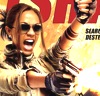 sobsister: Zoe Saldana yelling and firing two guns. (Flee from Aisha for she is formidable.)