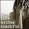 killing_rose: Real life writes crackfic with someone holding their head in their hands. (Crack fic)