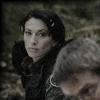 abyssinia: greyed-out image of Vala looking at Daniel, who isn't looking back (SG1 - Vala - Daniel never sees)
