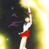 introverted_excavator: Sailor Mars from Sailor Moon charging her attack (Burning Mandala!)