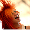 originalpuck: Hayley Williams With Her Orange Hair Swinging, Grinning Wide (Happy Hayley)