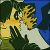 riseupwithfists: fanart of jaime and tim about to kiss (jaime/tim: but we-we have the same heart)