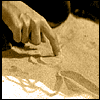 paian: Sha'uri writing a glyph in the sand, then images of the rebellion that followed (sha'uri's rebellion)