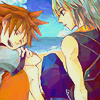 keybearer: (with Sora - hanging out)