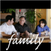 fatoudust: "family" the three Eppes boys from Numb3rs, sitting at a family dinner table (family)